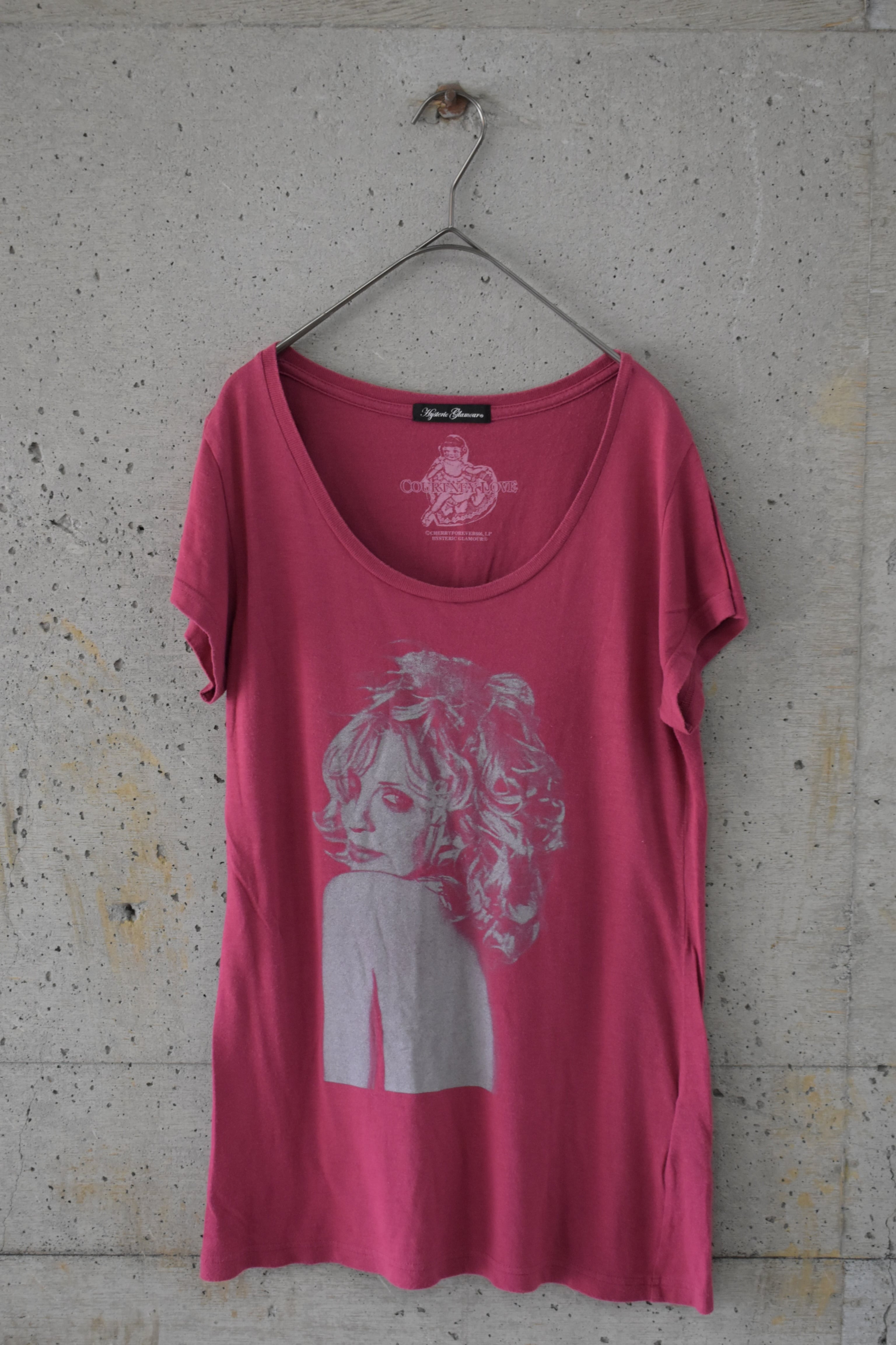 Slim-fit pink and purple T-shirt