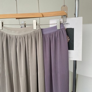 プリーツ フレア ロング スカート 10259