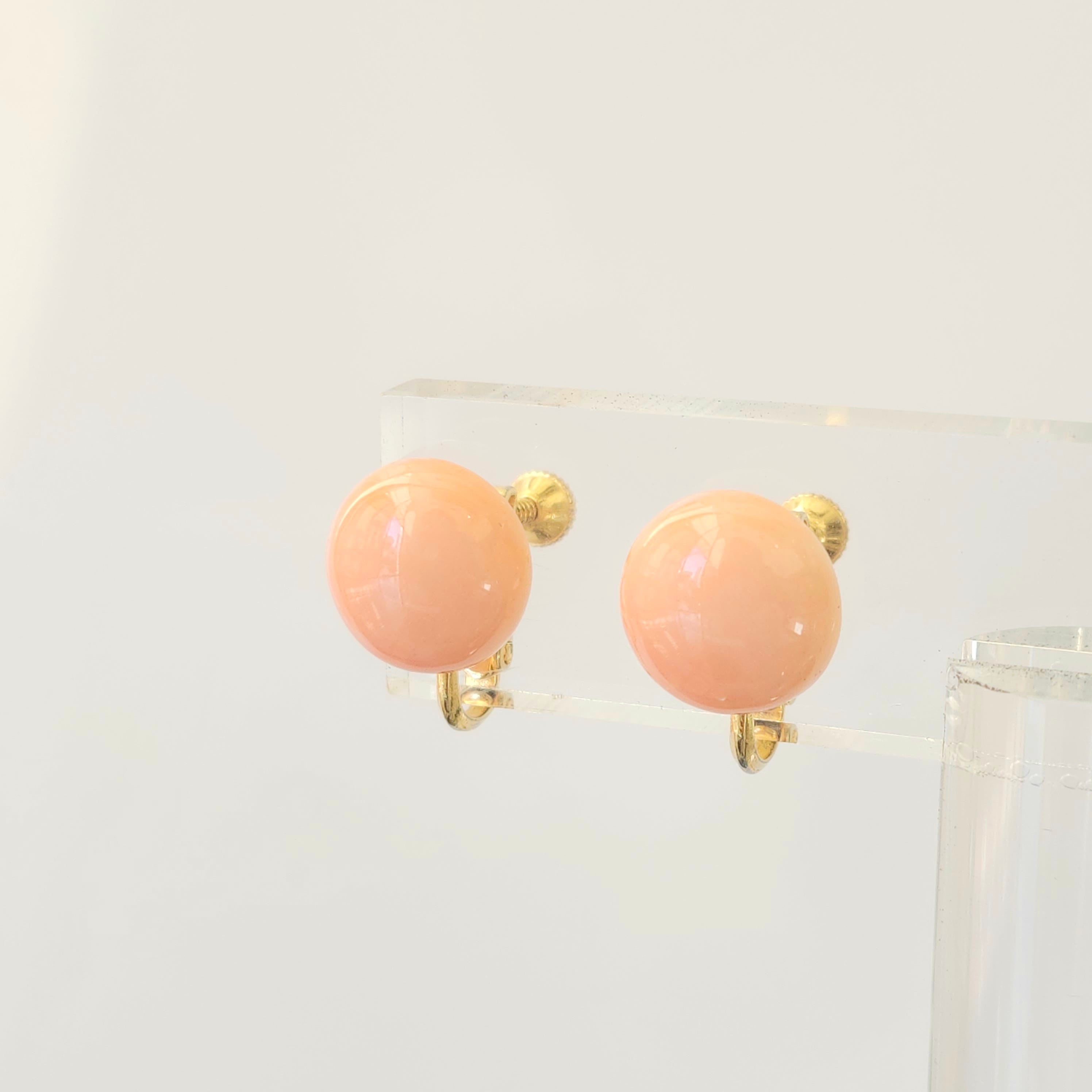 深海珊瑚イヤリング 031 【商品紹介動画が商品説明からご覧いただけ