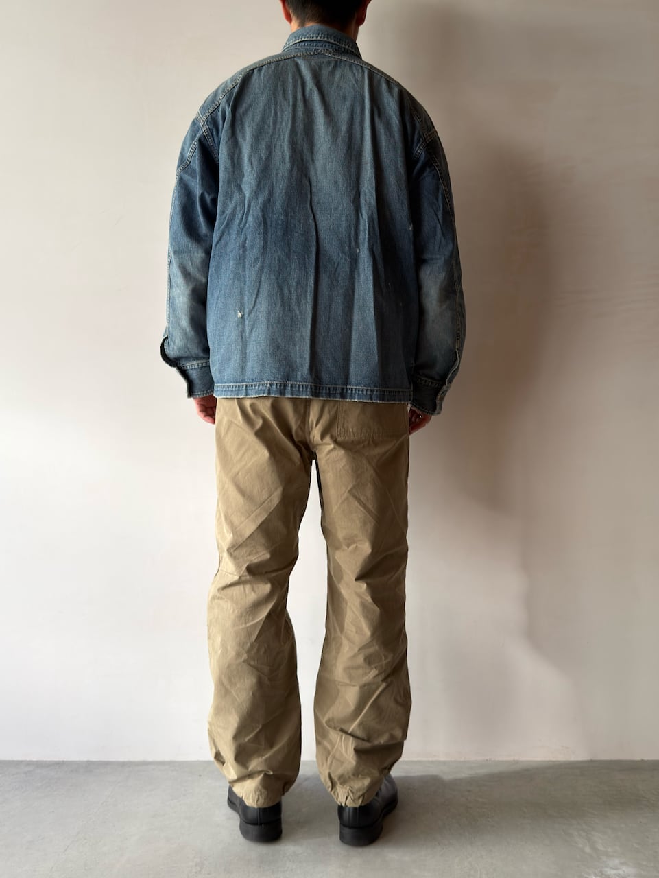 PHIGVEL WAXED CLOTH STRING TROUSERS | HUMAN and THINGS