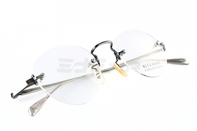 BJ CLASSIC メガネ PREM-205 NT C-4 ツーポイント 縁無し ボストン チタン クラシカル BJクラシック 鯖江 日本製 正規品-4枚目