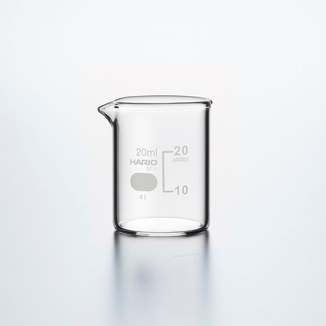 お値下げ中!HARIO ビーカー 20ml ×50個 目安目盛付 ハリオ 日本製 ビーカー 20ml | ハリオサイエンス公式通販