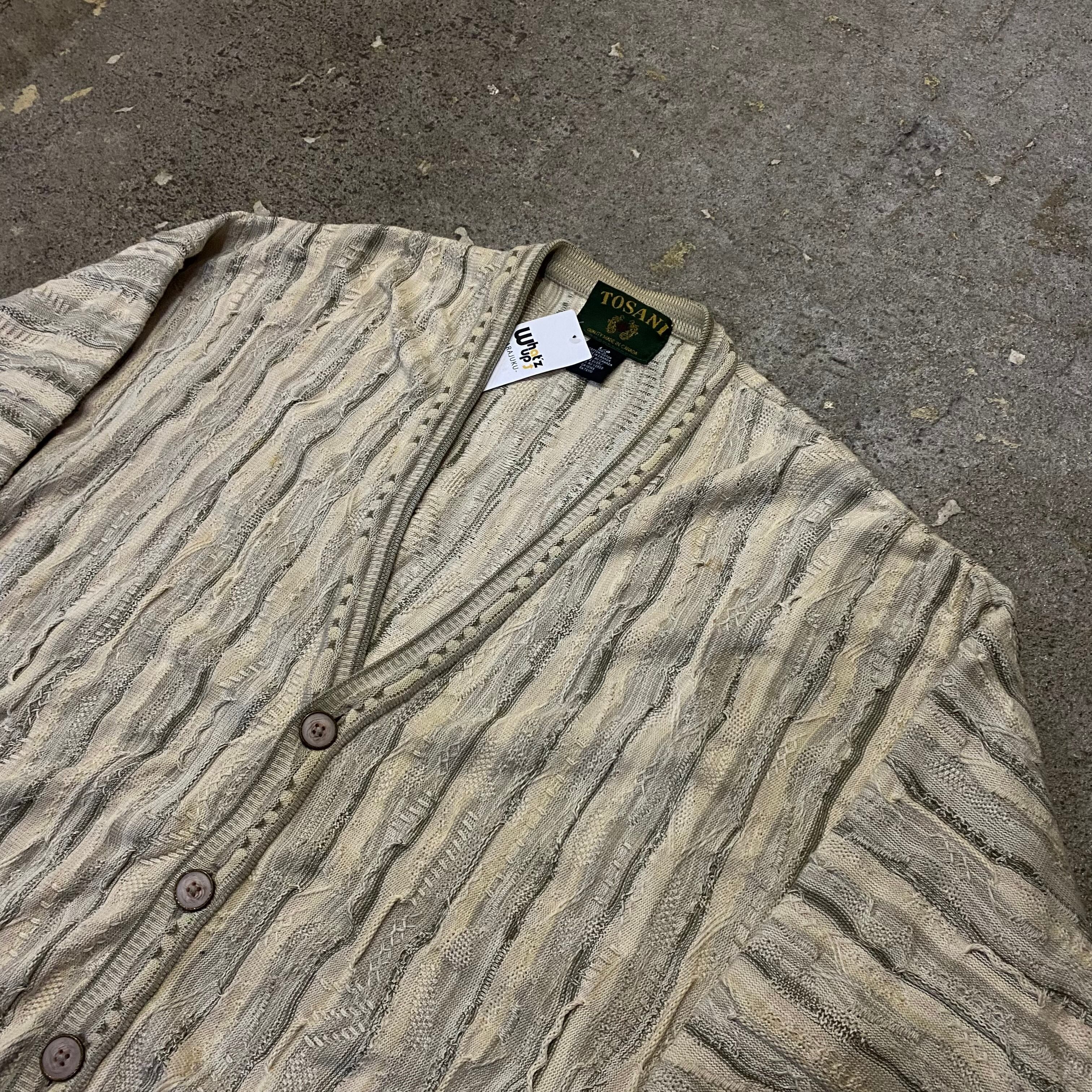 90s TOSANI 3D knit cardigan【仙台店】 | What