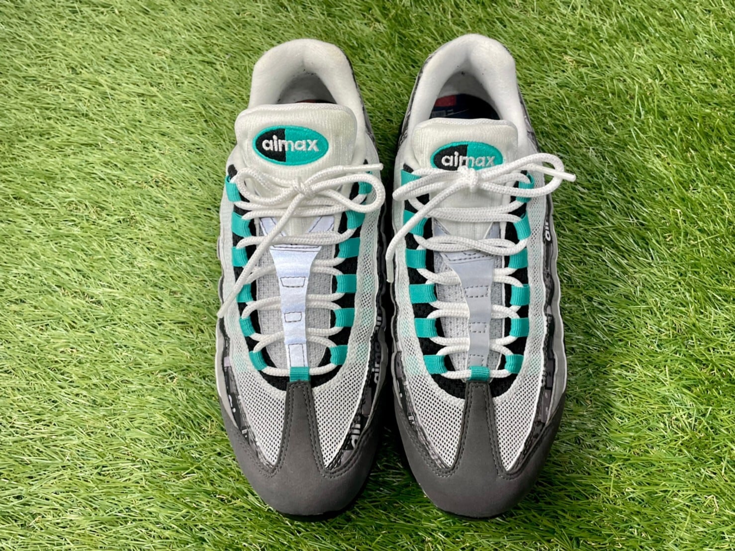 NIKE × atmos AIR MAX 95 PRNT JADE WE LOVE NIKE PACK AQ0925-001  