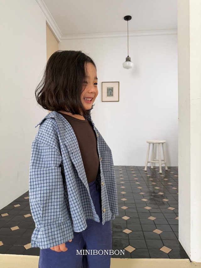 【取寄】minibonbon|knock shirt|ノックシャツ|XS-JL|kids&jr|26 autumn