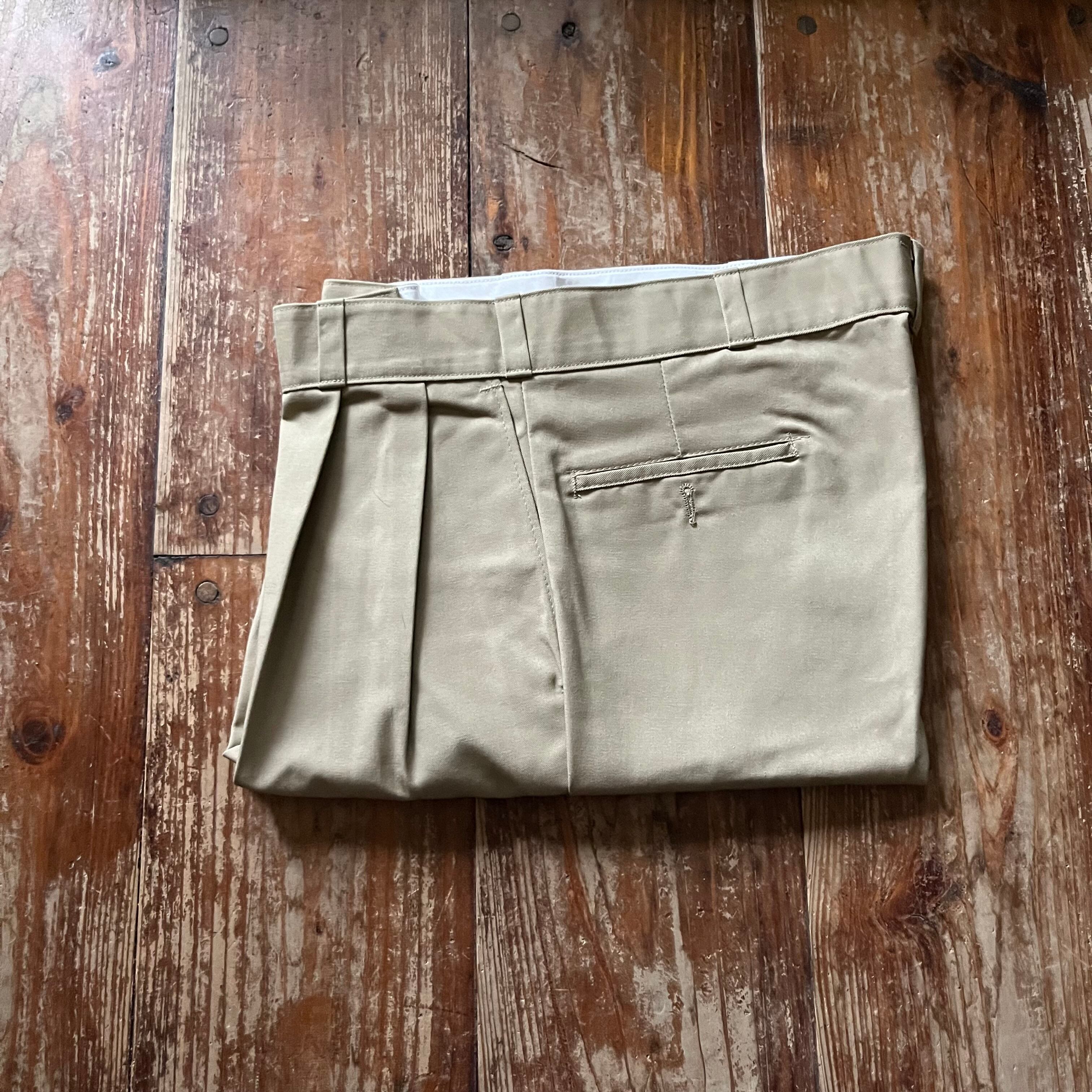 Circa 90's Deadstock "Dickies (Khaki)" Vintage Work Pants/38