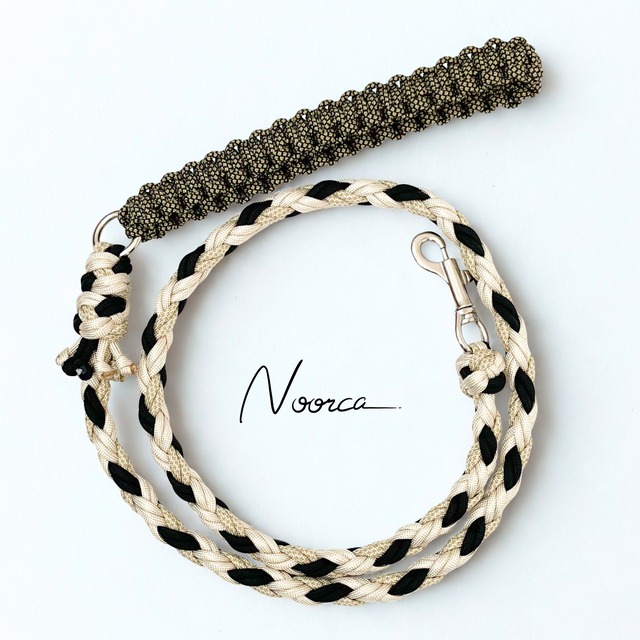 パラコードリード e13】パラコードリード 太め8本編み×平編み | Noorca