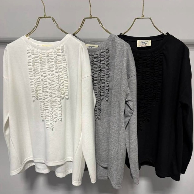 【MARGAUX VINTAGE】フリルトップス