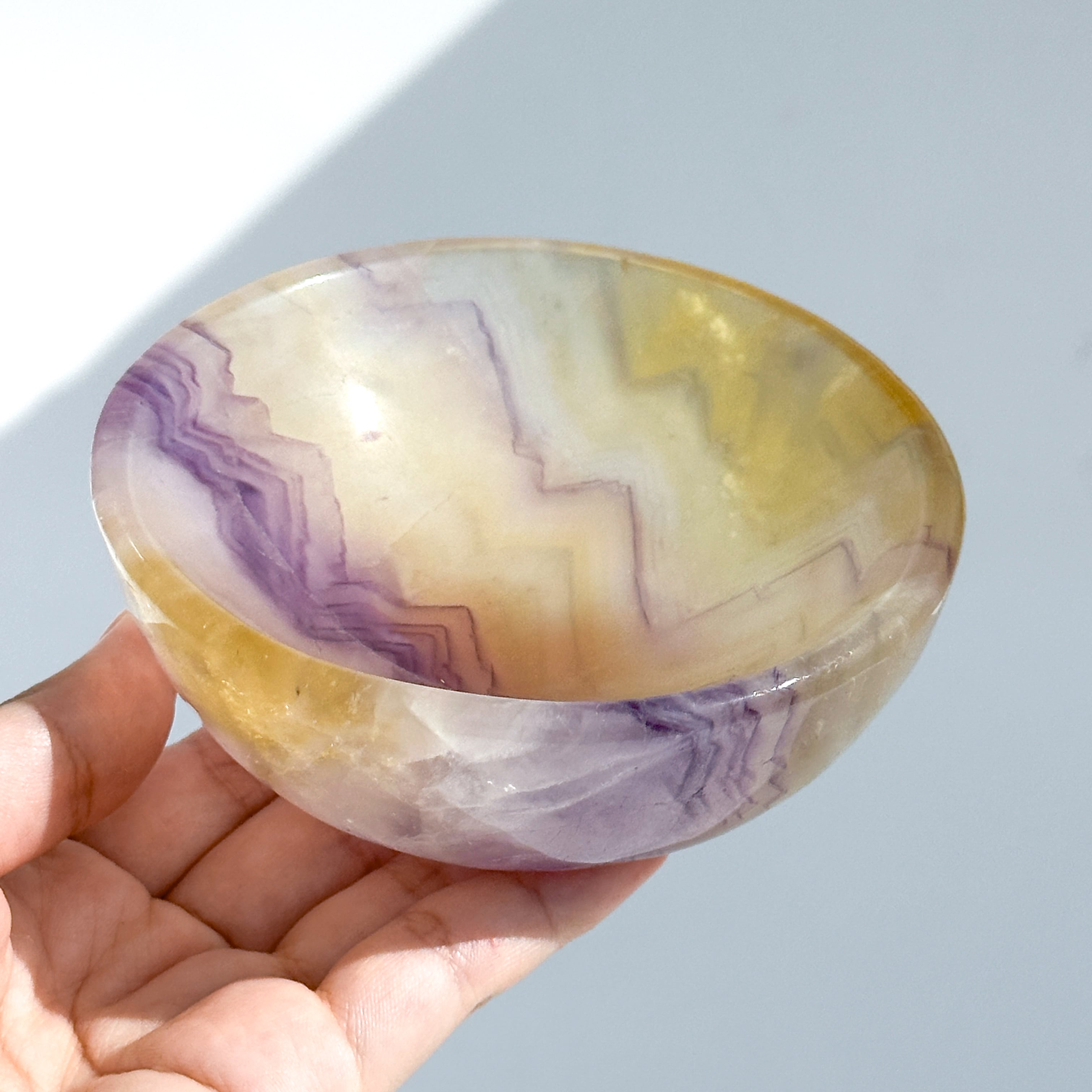 レインボーフローライトのうつわ03◇ RainbowFluorite ◇天然石・鉱物