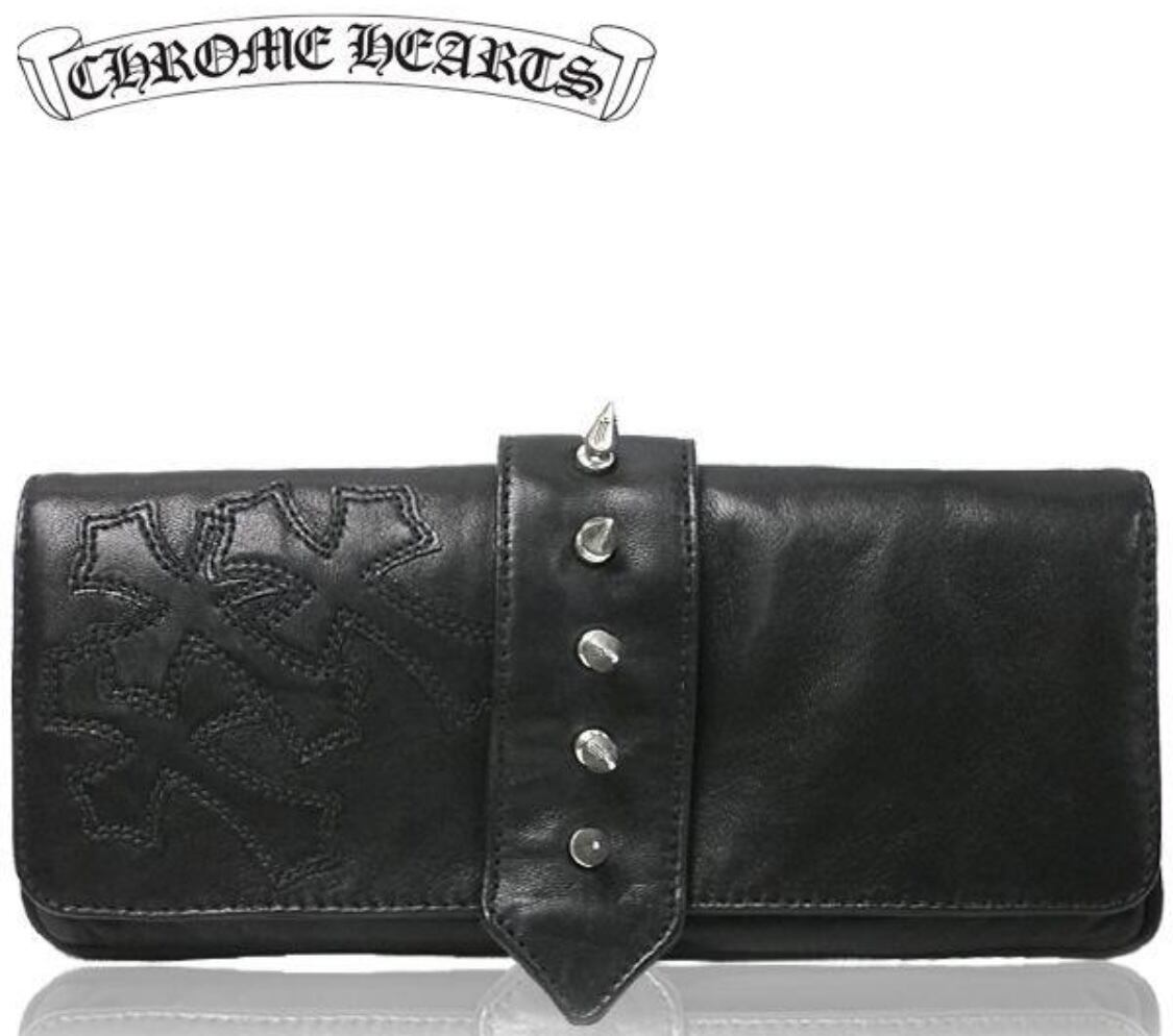 CHROME HEARTS クロムハーツ バッグ 財布 Wallet Hevin Nubuck クラッチバッグ
