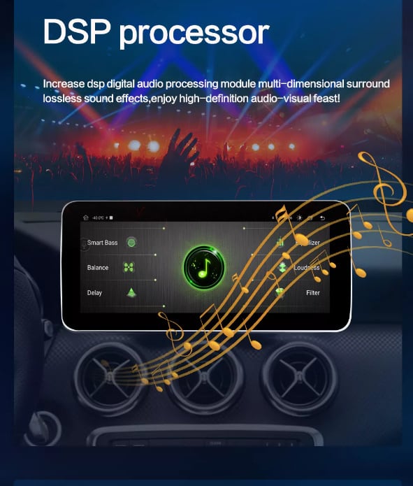 メルセデスベンツ Aクラス NTG4.5 12.5インチ アンドロイド10ナビ