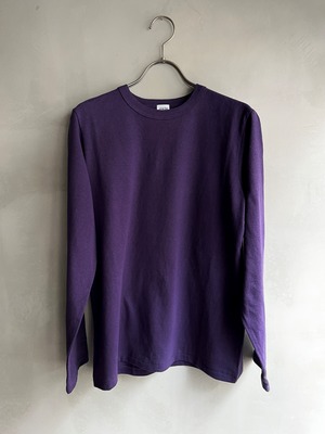 eleven 2nd｜イレブンセカンド｜コットン長袖Tシャツ｜パープル