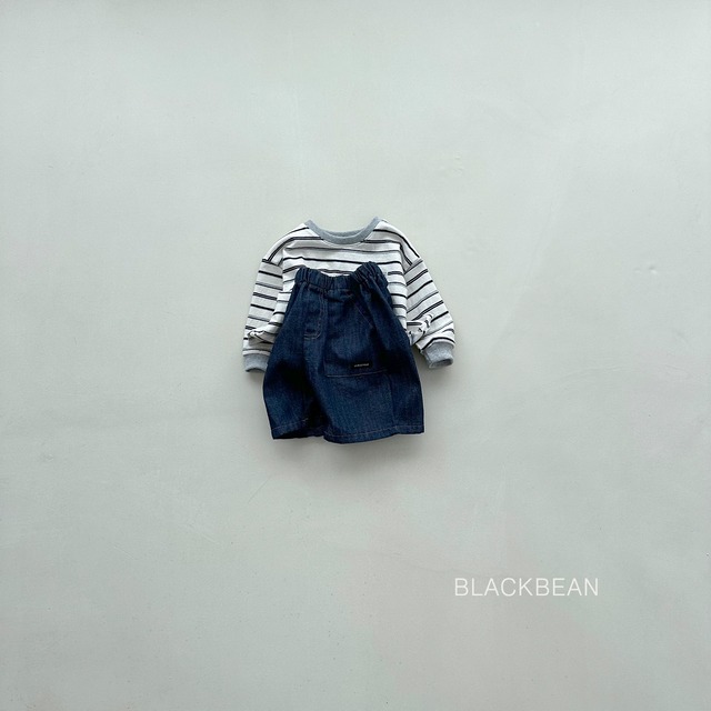 raw pocket jeans【blackbean】※予約商品