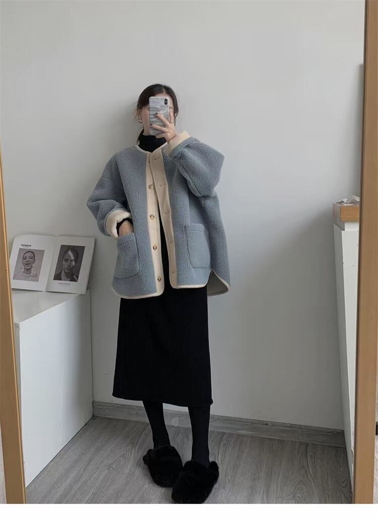 バイカラージャケット　AJ33172-656