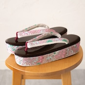 suminagashi 草履　L「ザッハトルテとフランボワーズ」