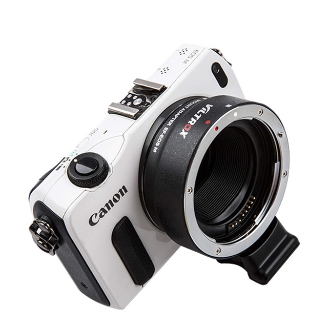 VILTROX EF-EOSM レンズマウントアダプター オートフォーカス リング Canon EF/EF-S - EOS M マウント 絞り調節可 キヤノンEF/EF-Sレンズ - キヤノン EOS Kiss M2 Kiss M M3 M5 M6 M6 Mark II M10 M50 M100 M200カメラ用