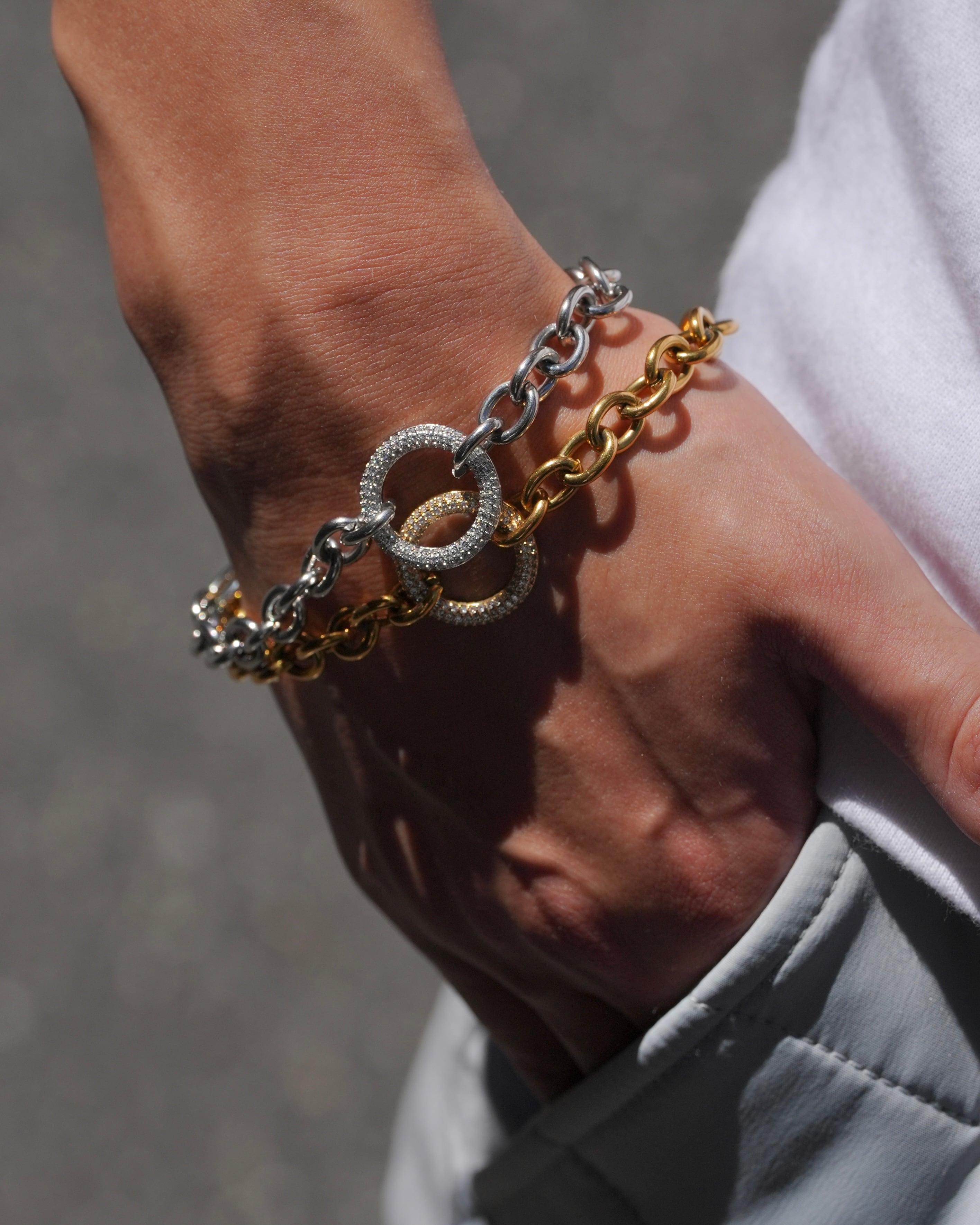 輝くラグジュアリーサークルブレスレット | BELINDA OFFICIAL