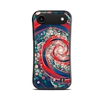 攪乱 - 和風 耐衝撃グリップ iPhoneケース