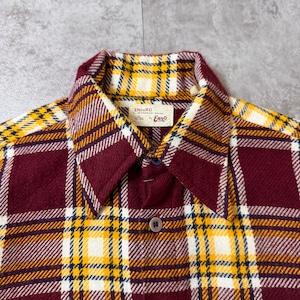 ～70's ENDURO Acrylic Flannel Shirt USA 90年代 アメリカ アクリル フランネルシャツ ヴィンテージ ビンテージ  TT2026-0054