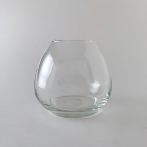 Basic Vase Oval Clear｜フラワーベース ベーシック オーバル