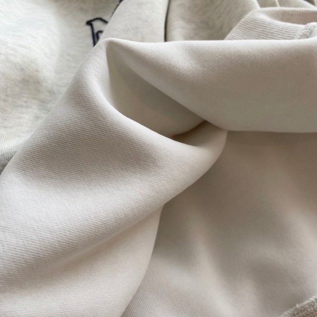 logo-embroidered lace sweatshirt　J00452