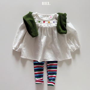 【2点送料無料】«予約»«Hei» ハートブラウス