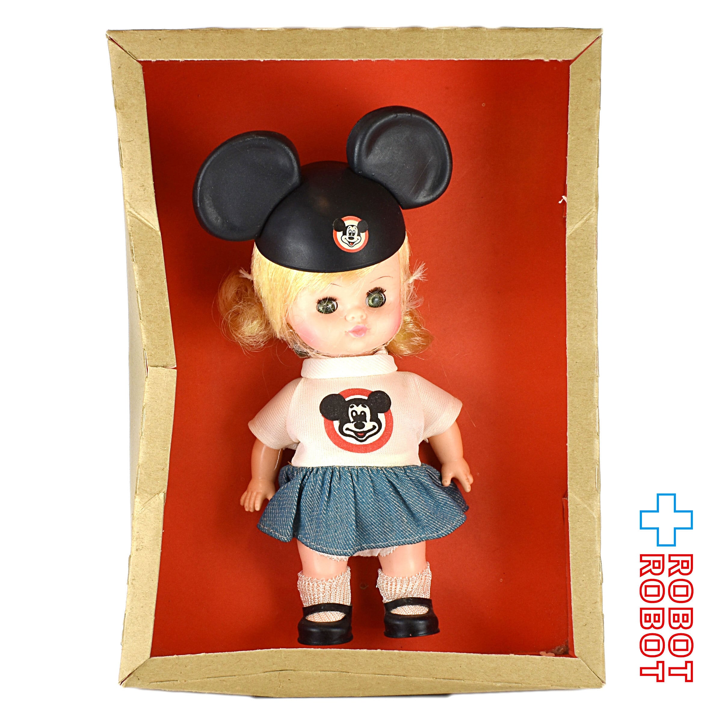 希少　ミッキーマウスクラブ ソフビドール　マウスケティア ガール 男の子、女の子 希少 ミッキーマウスクラブ ソフビドール マウスケティア ガール