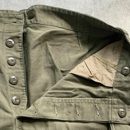 80-90s ドイツ軍 実物 モールスキン フィールドパンツ w35 詳細写真7