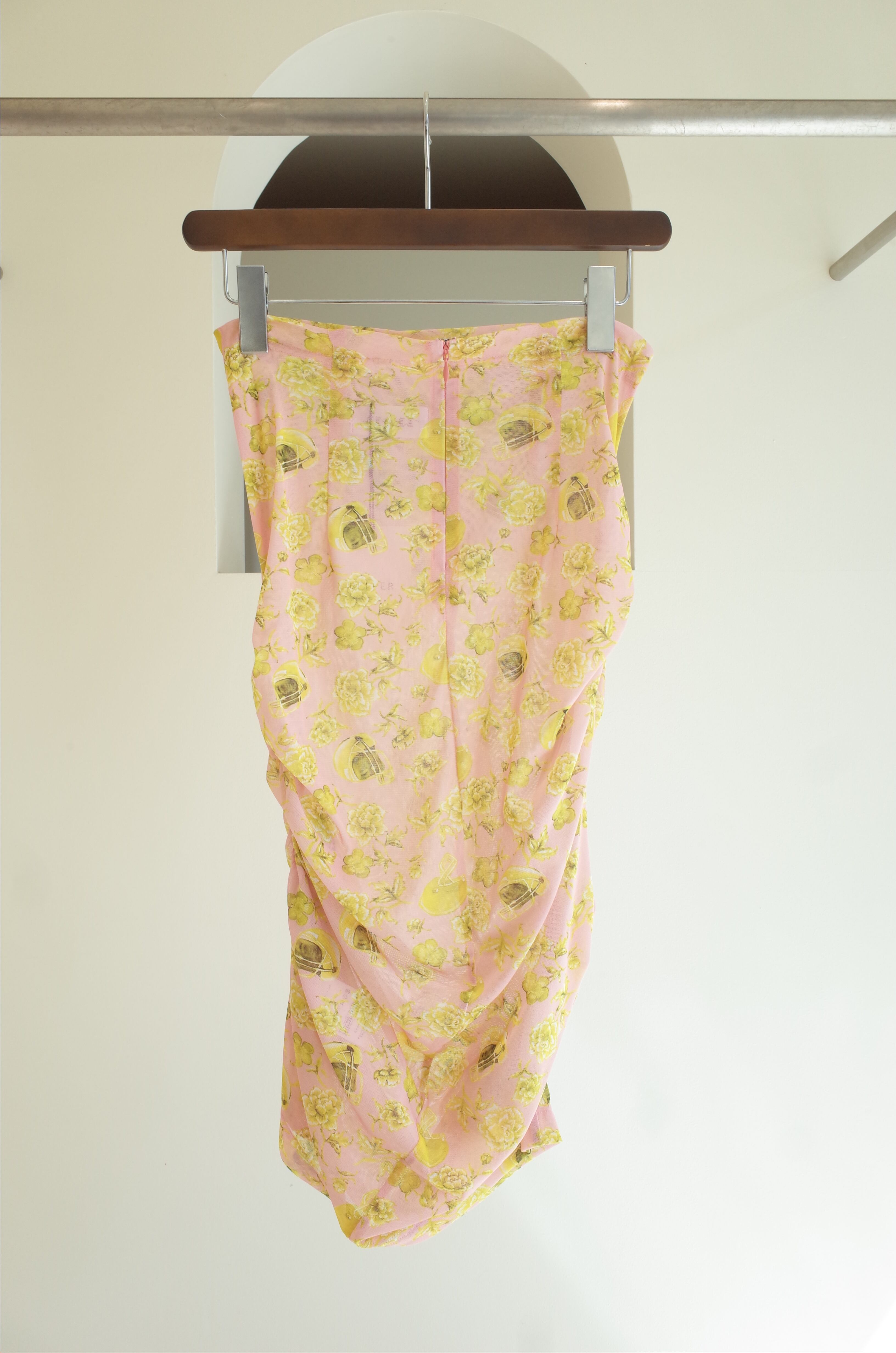 BELPER】PRINTED MESH SKIRT | theour