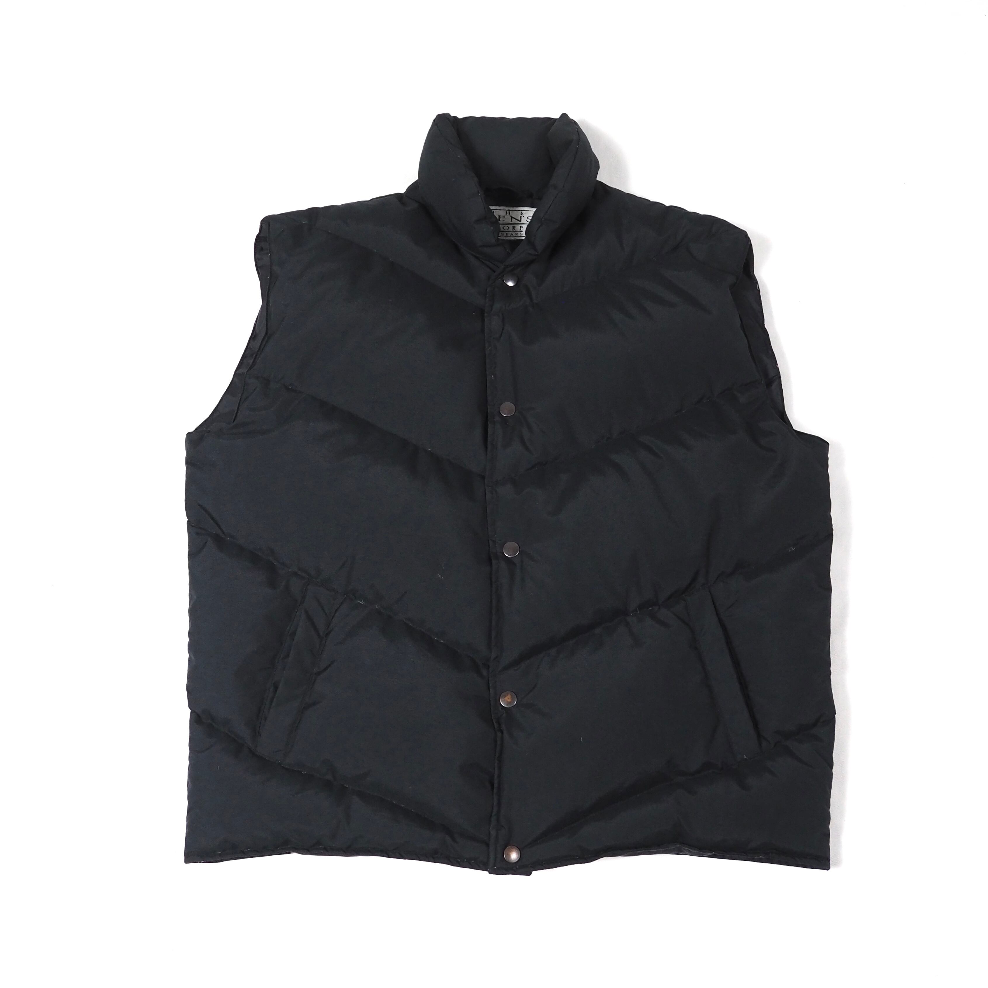 SEARS down puffer vest "Black" L