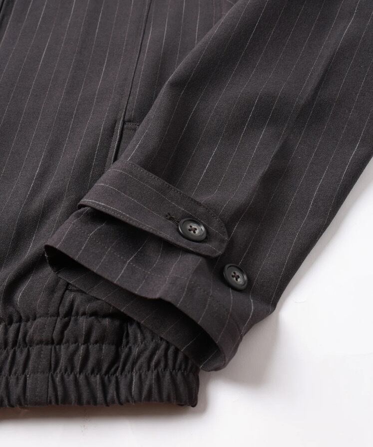 26SS】JieDa STRIPE ZIP JACKET(GRAY) JIE-26S-JK01 | IAAAM ONLINE STORE