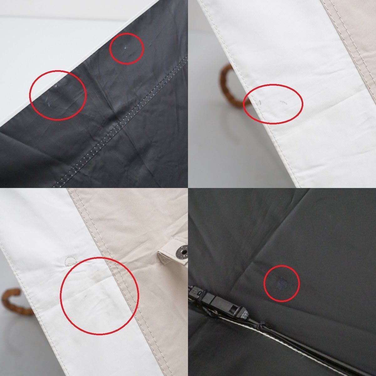 完全遮光折日傘 芦屋ロサブラン USED美品 2段折 ロサブラン 日傘 完全遮光 折りたたみ uv 100％ 2段 晴雨兼用