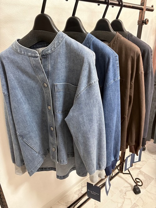 ROBE ノーカラーデニムジャケット　631460