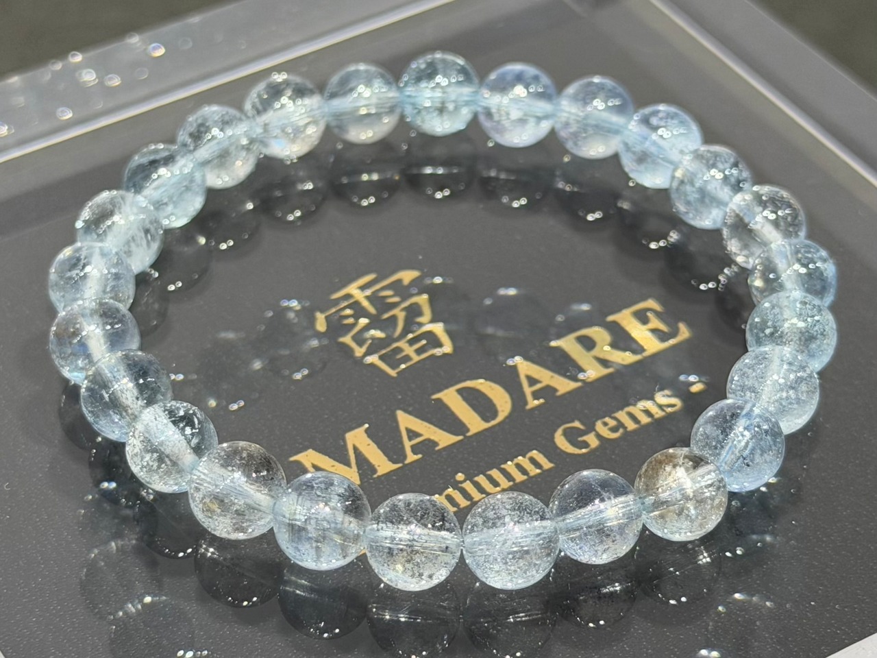 No.2335-3 【S】アクアマリンブレスレット