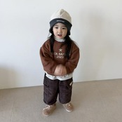 ザゴグマ / THE GOGUMA / コーデュロイカーゴ裏起毛パンツ / 韓国子供服 / ジュニア / 26winter〖取寄〗*JS~JL*