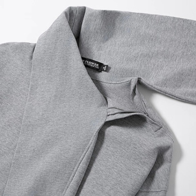 Scarf-attached relaxed top C1404