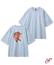 【SILAS】SILASxCOOP DEVIL FACE PRINT WIDE S/S TEE