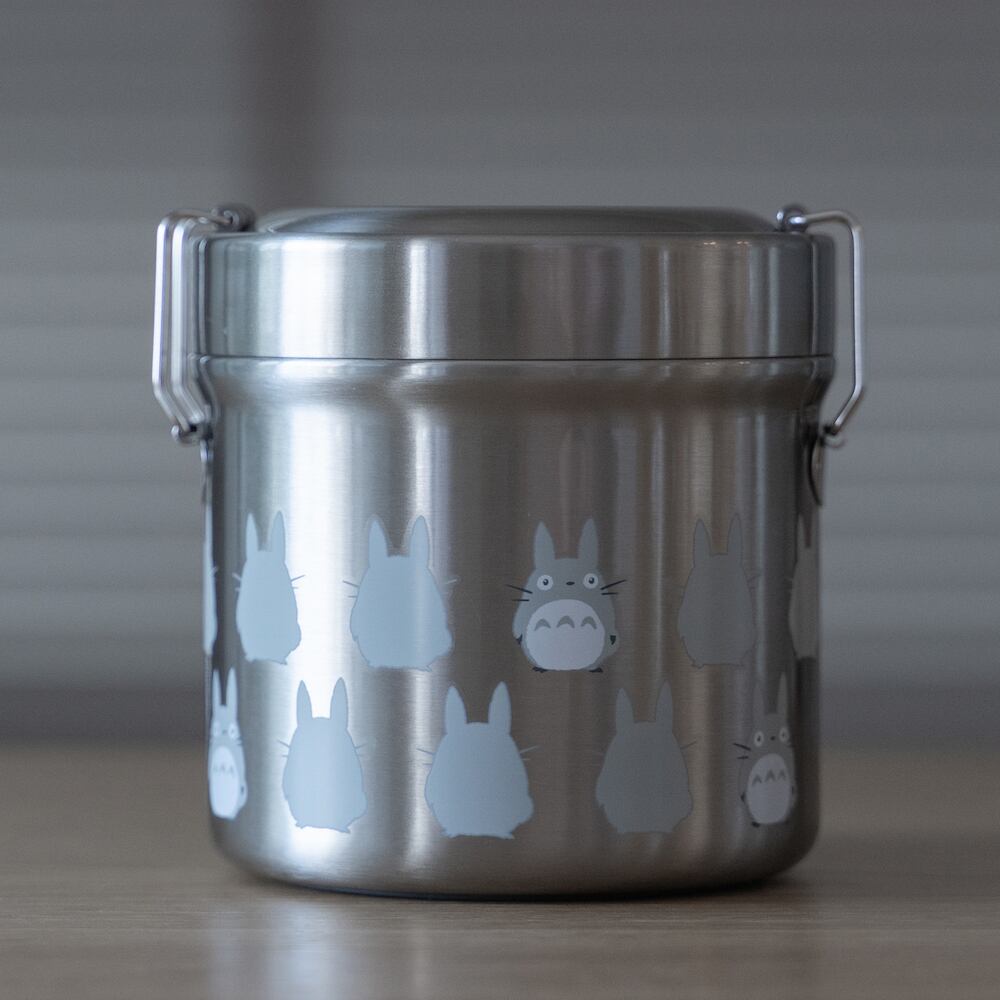 となりのトトロ 超軽量真空ステンレスランチボックス 600ml トトロシルエット 2212 Ghibligoodsfan ジブリグッズファン