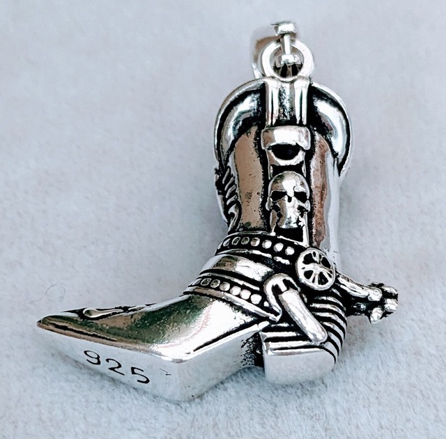 ☆NEW☆ トルコ製 925silver ペンダントトップ（ウエスタンブーツ  