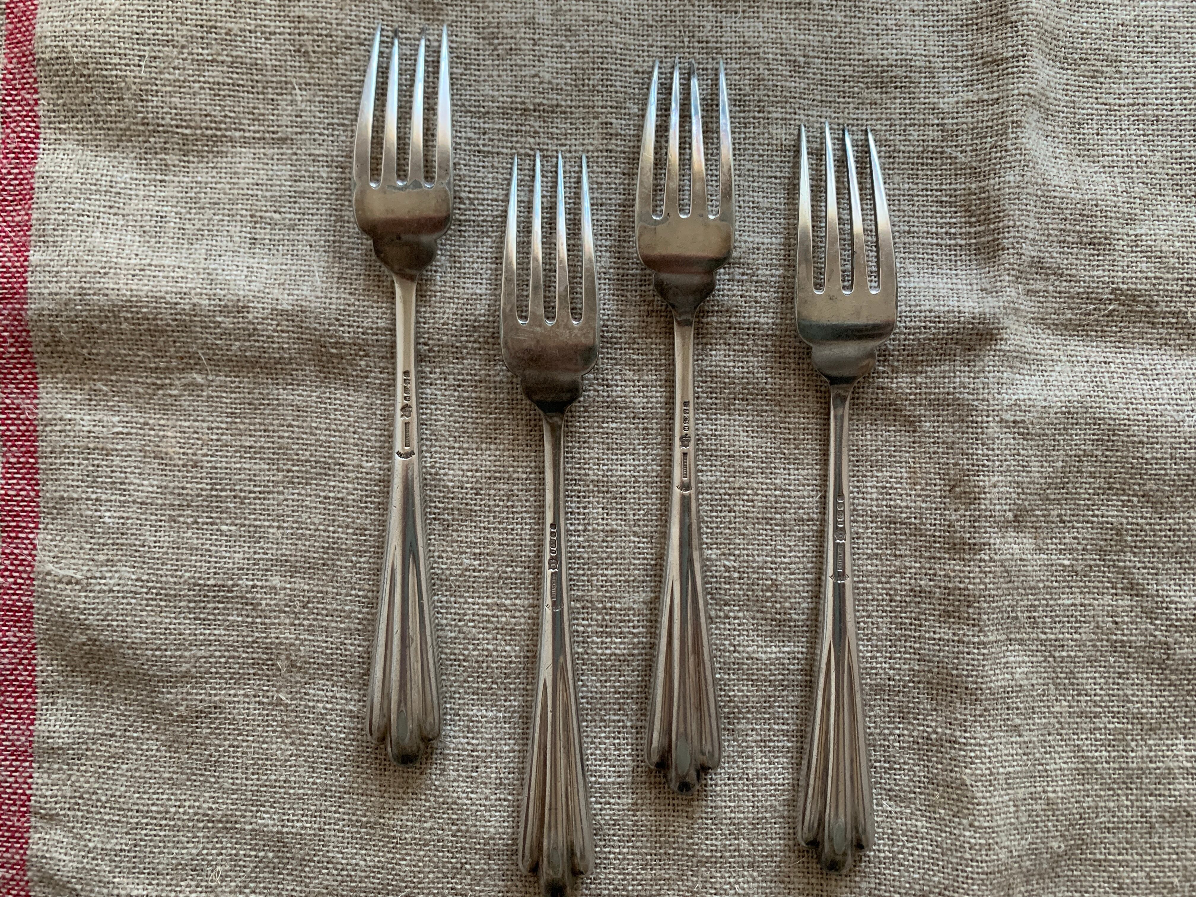 ヴィンテージ 銀メッキ フォーク フレンチアンティーク 1本あたり