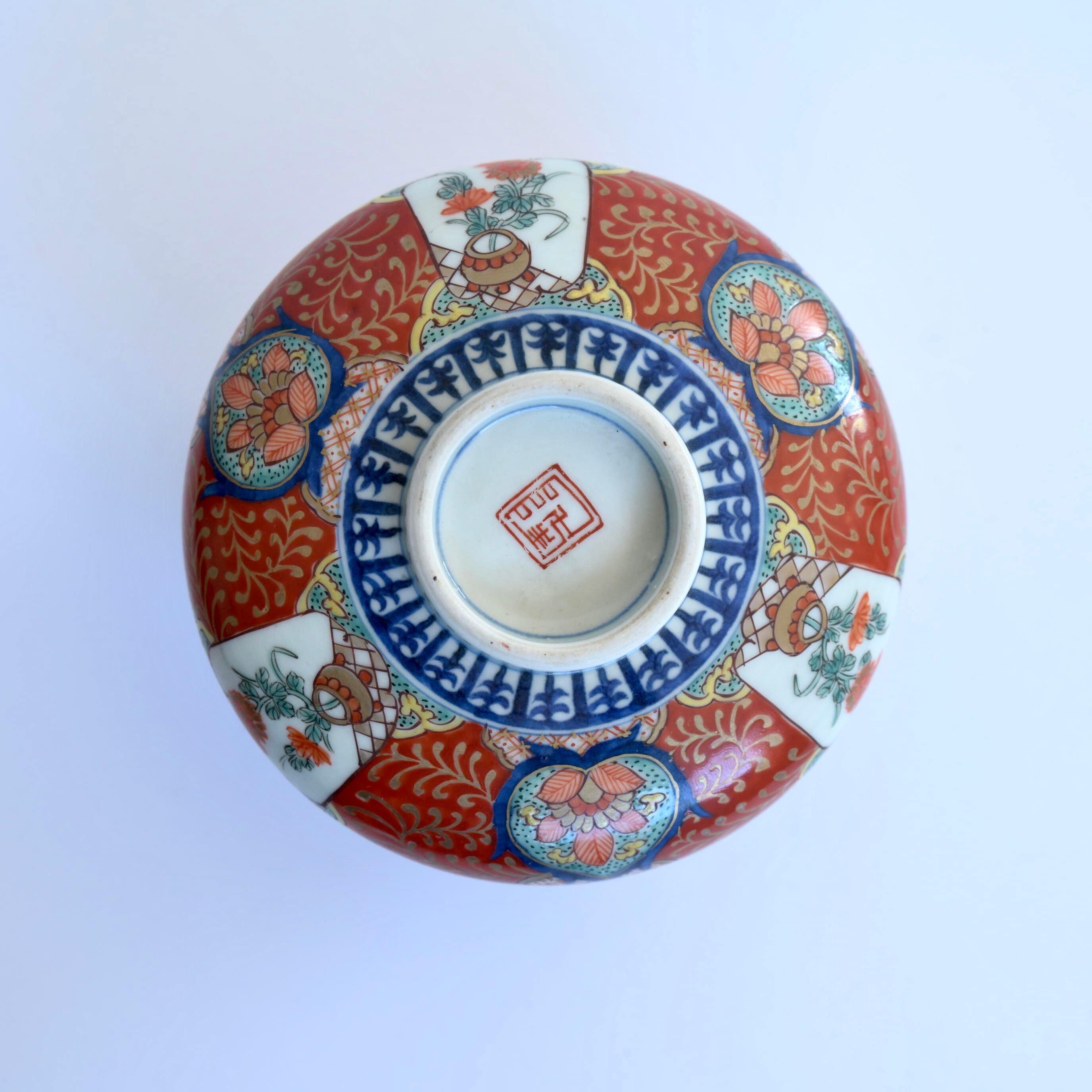 41120】伊万里 蓋付き碗 / Imari Rice Bowl | 古道具・器 ハナレ きりゅう