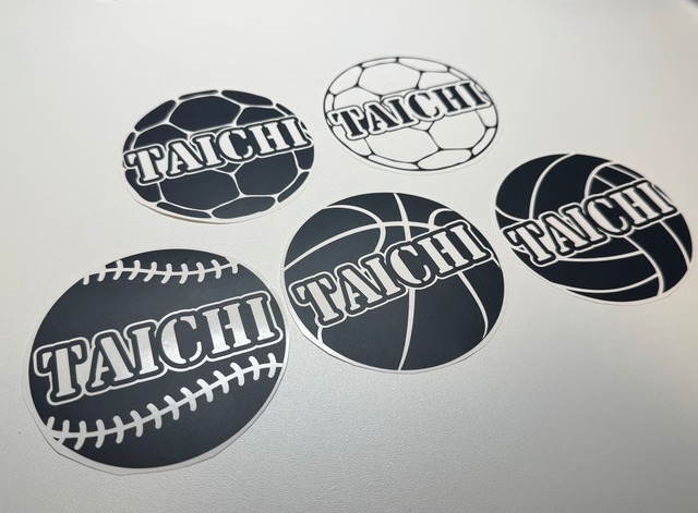 ボールデザインステッカー