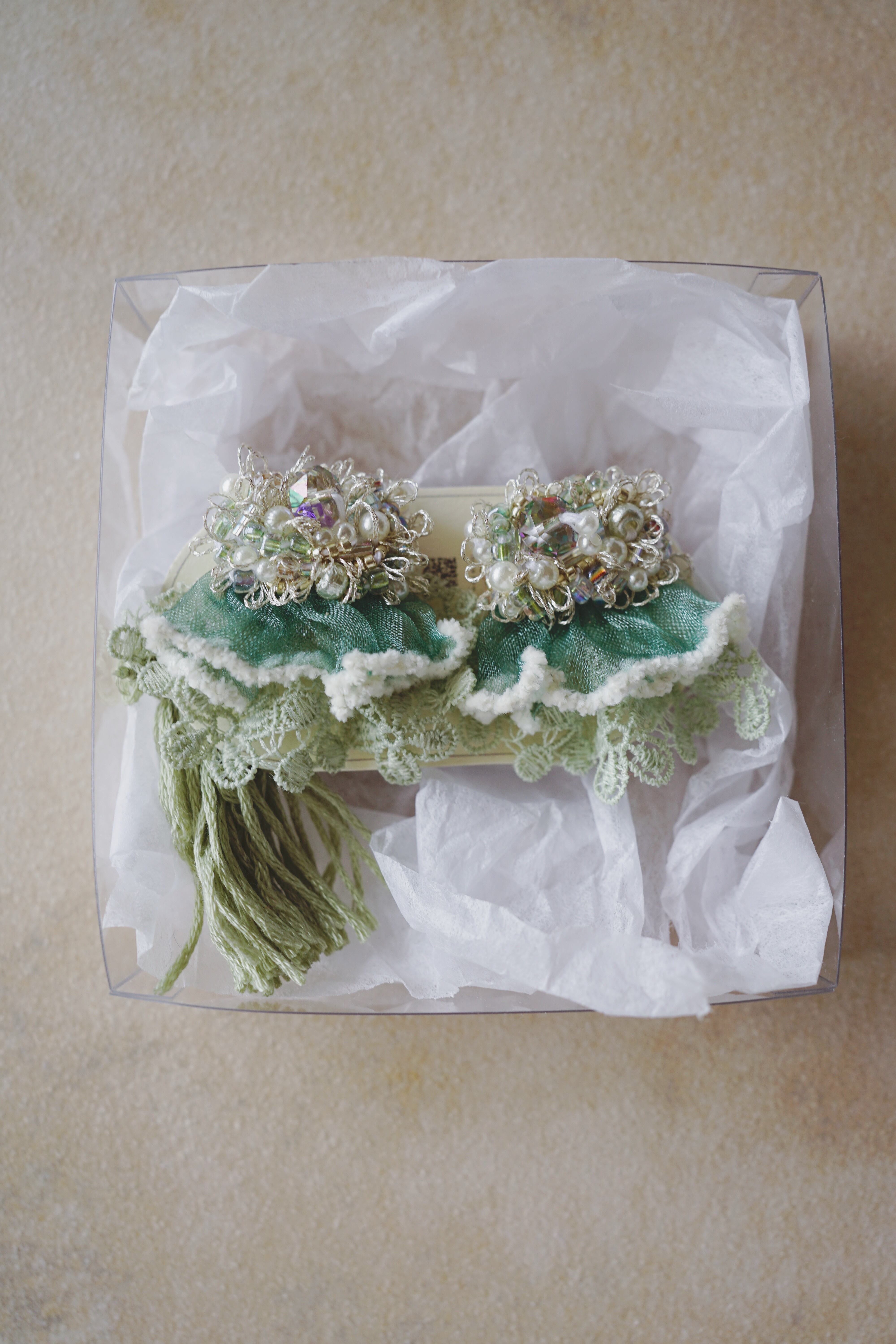 green lace / ピアス