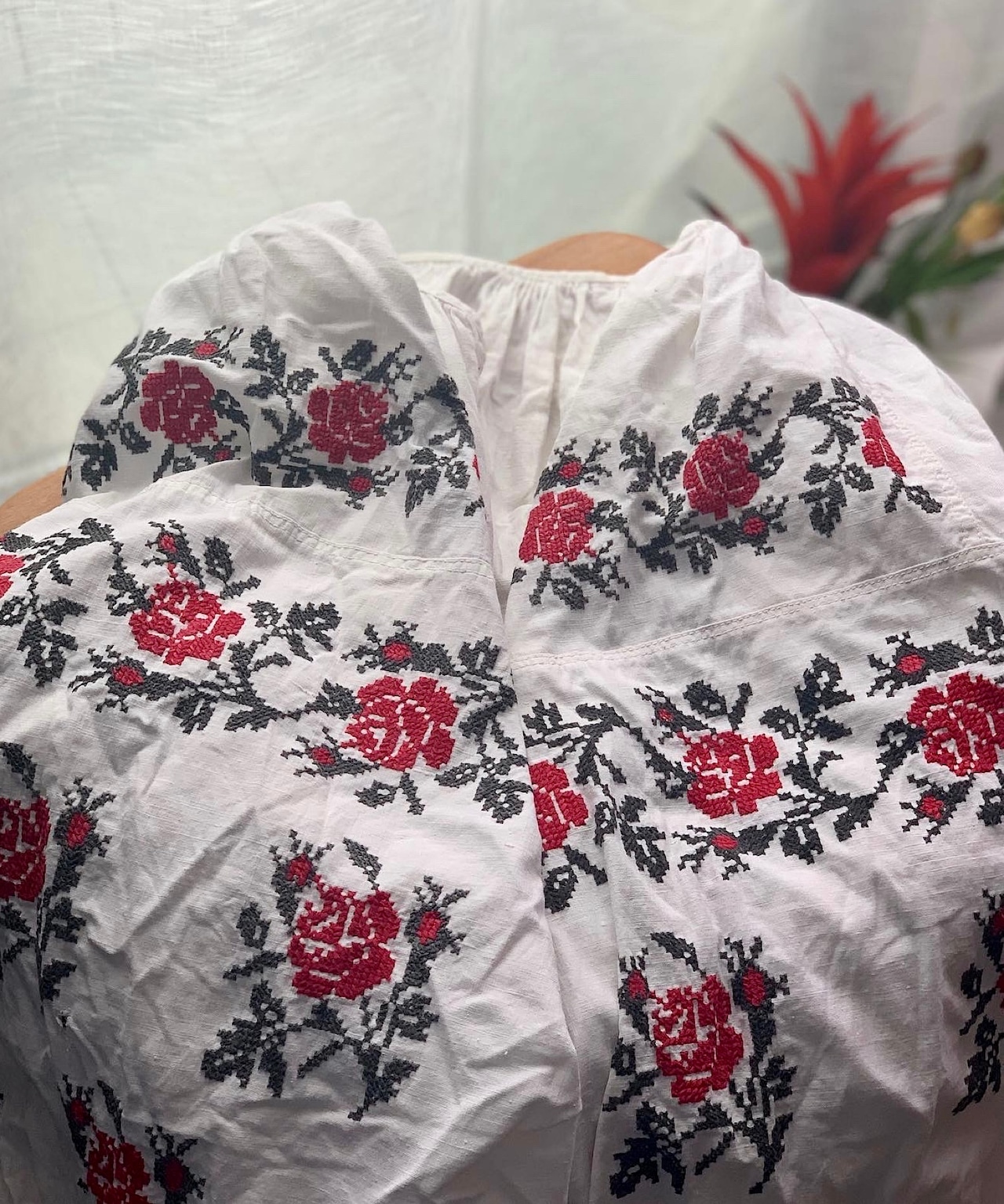 50's ukrainian embroidered vintage Dress1
