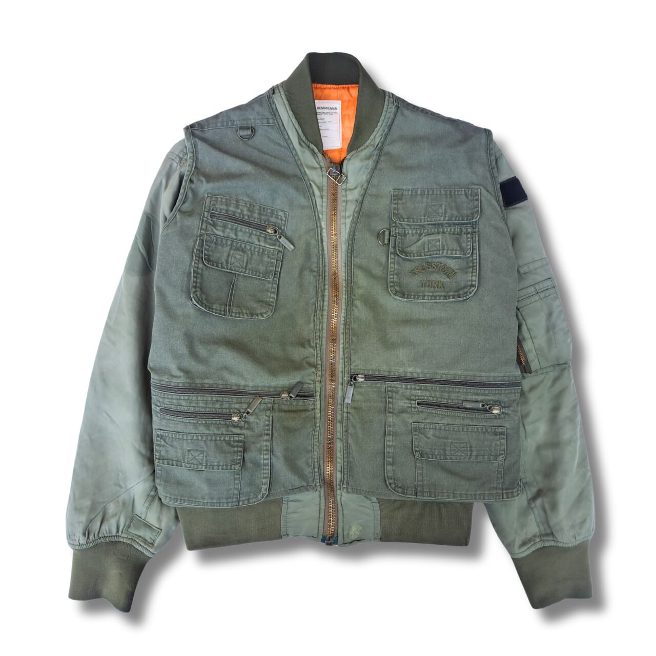 Mr. Remake Man - fishing ma-1 (khaki) (size3)