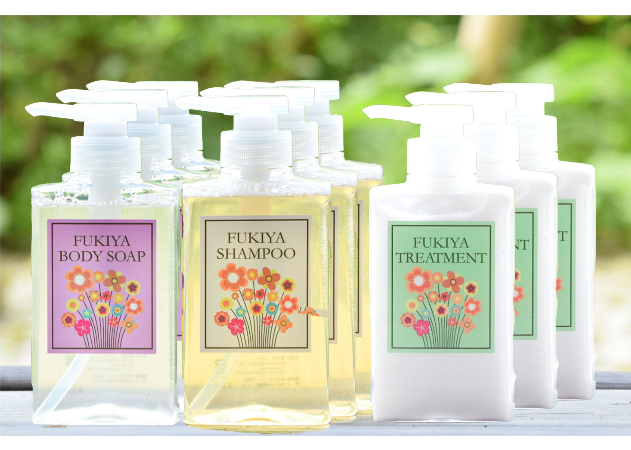 シャンプートリートメントボディーソープ 3本セット
