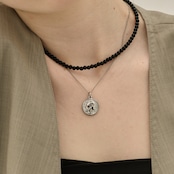 stainless coin necklace SN087.