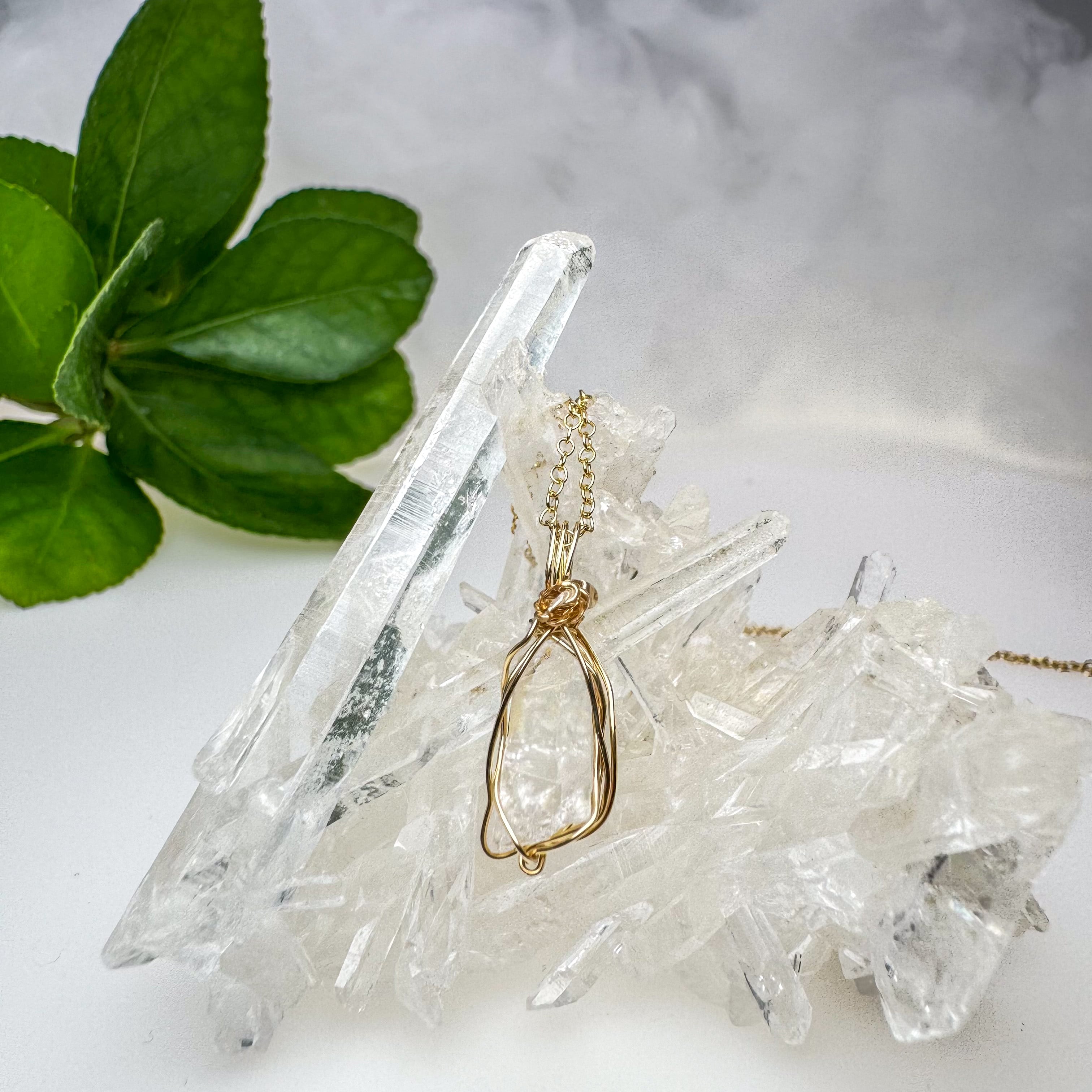 高千穂水晶ネックレス | sunday shop〜宮崎水晶アクセサリー〜