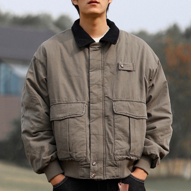 Cleric Collar Oversized Jacket [2288]