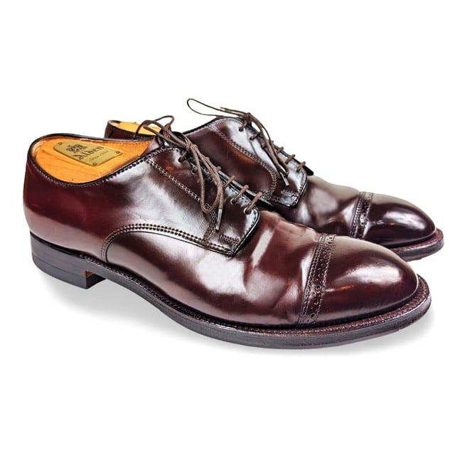 ★定価22.12万円・極上品★ オールデン 56201 コードバン パンチドキャップトゥ モディファイドラスト NO.8 サイズ9.5D